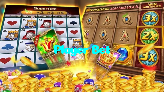 Player Bet casino presented on mobile device in Pakistan with slots and live games